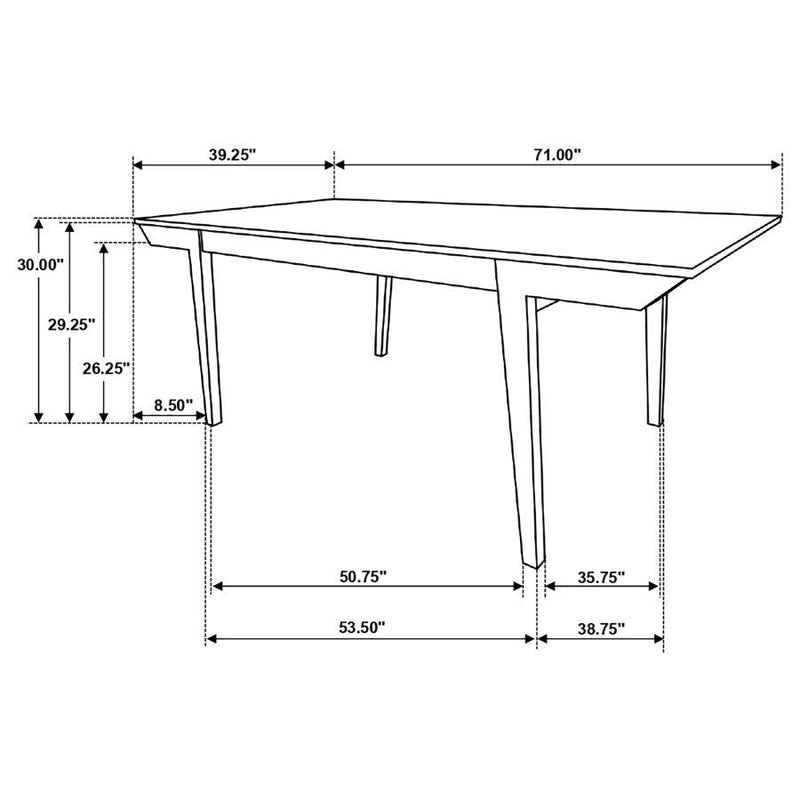 Nogales - Rectangular Wood Dining Table - Off White