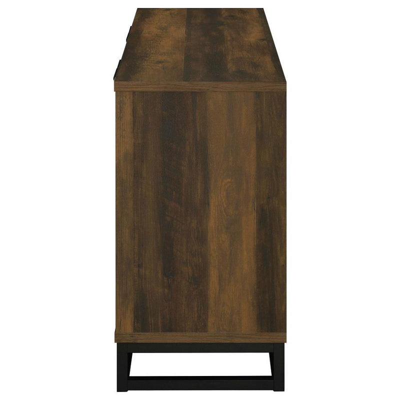 Ryatt - 4 Door Engineered Wood Accent Cabinet - Dark Pine