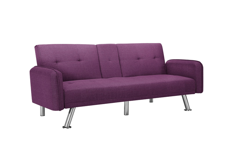 SLEEPER SOFA PURPLE COLOR (Replace W22307251。Size difference, See Details in page.)