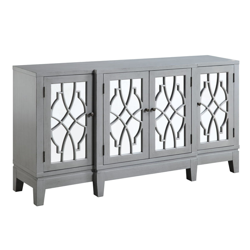 Magdi - Accent Table - Antique Gray Finish - Atlantic Fine Furniture Inc