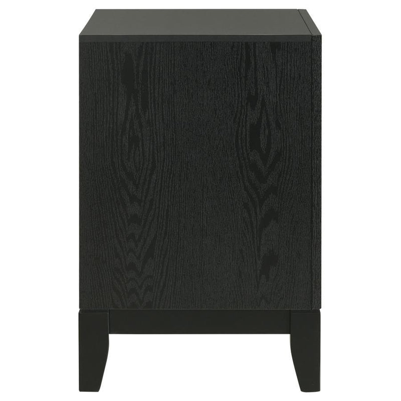 Valencia - 2-Drawer Nightstand - Black