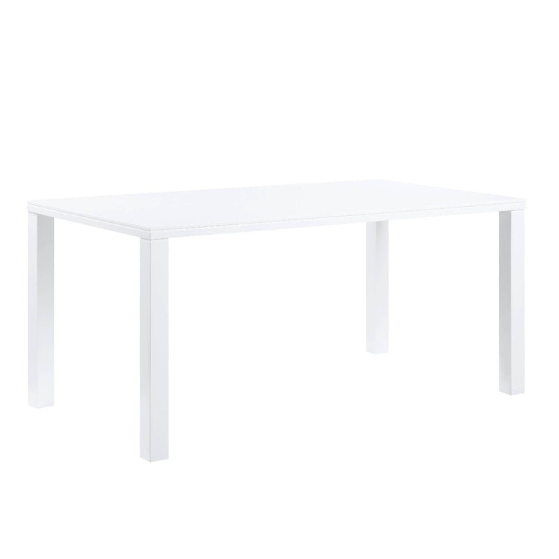 Pagan - Dining Table - White High Gloss Finish