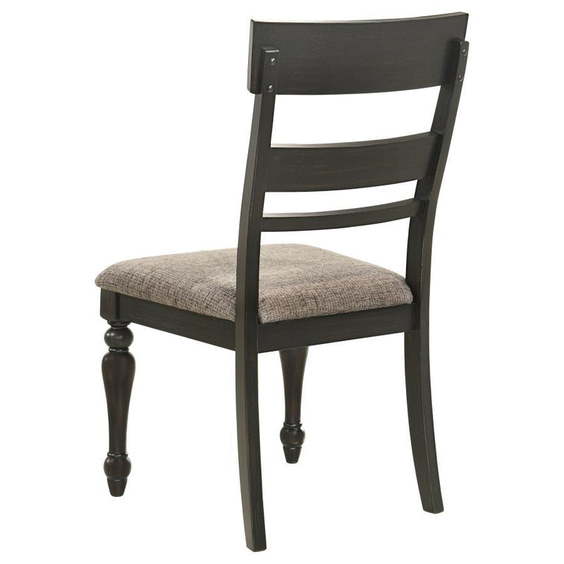 Bridget - Wood Dining Side Chair (Set of 2) - Charcoal