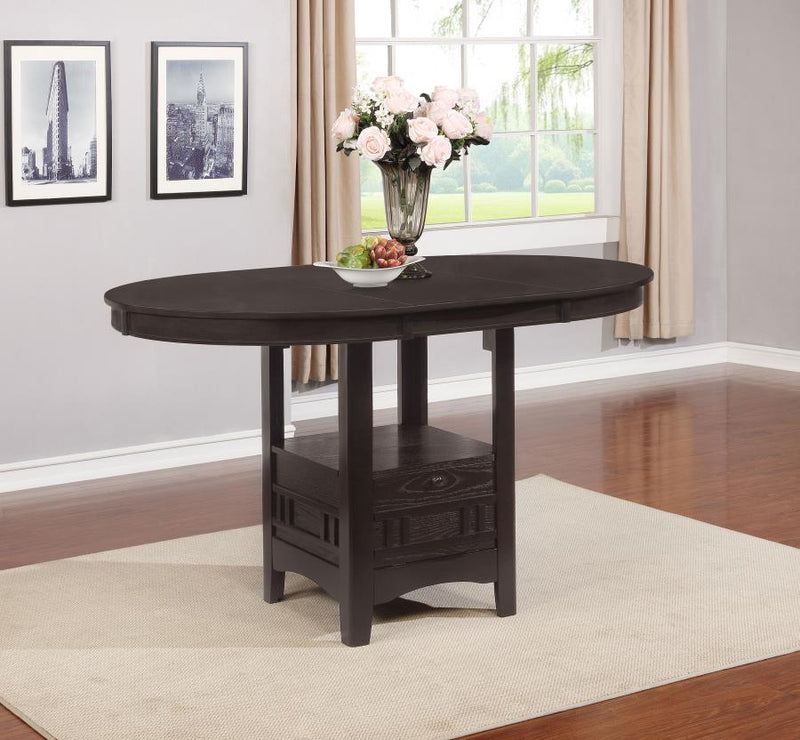 Lavon - Oval Extension Counter Dining Table - Espresso