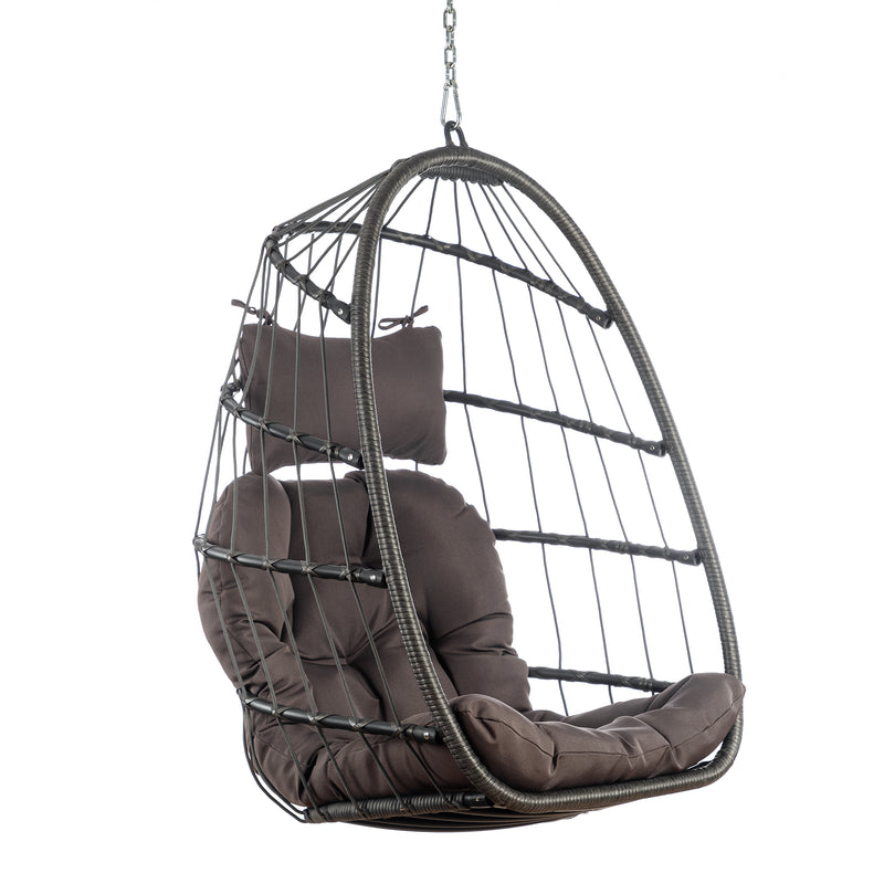 Dark grey Cushion for Swing Egg Chair,Hammock Chair, Hanging Chair