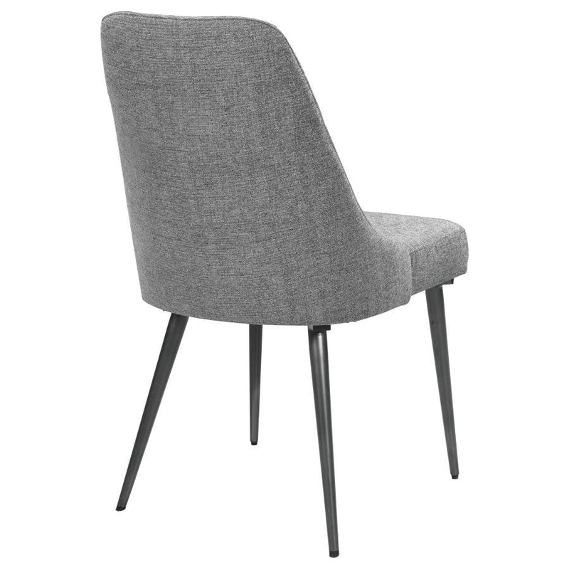 Alan - Fabric Upholstered Dining Side Chair (Set of 2) - Gray