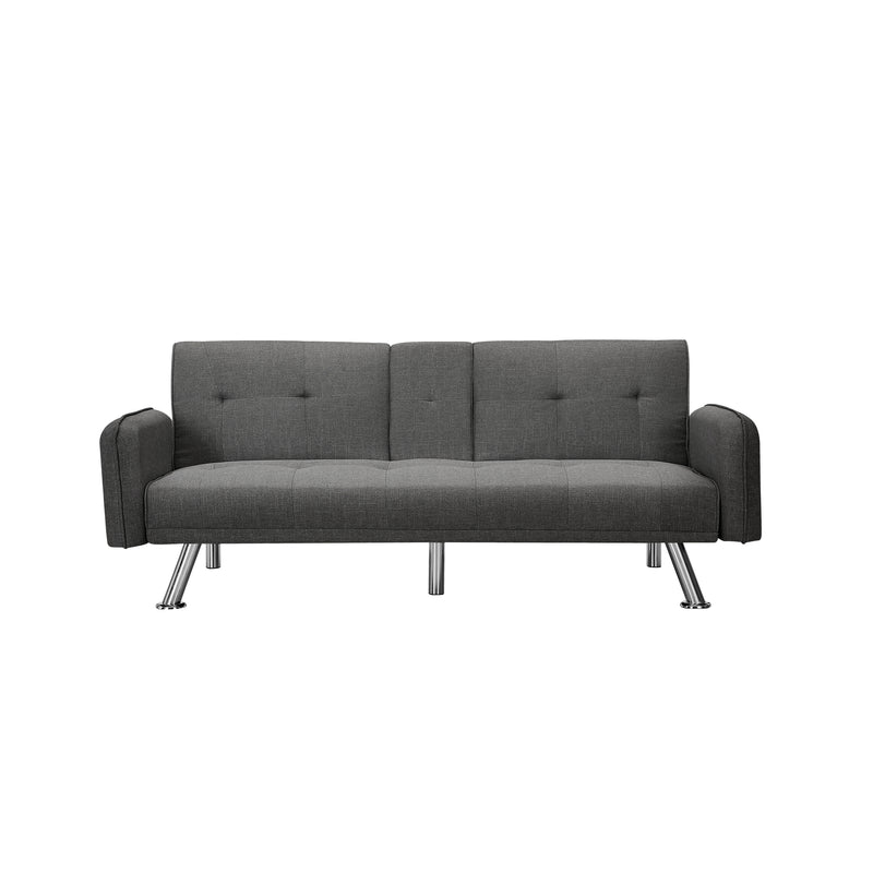 SLEEPER SOFA DARK GREY COLOR (Replace W22307248。Size difference, See Details in page.)