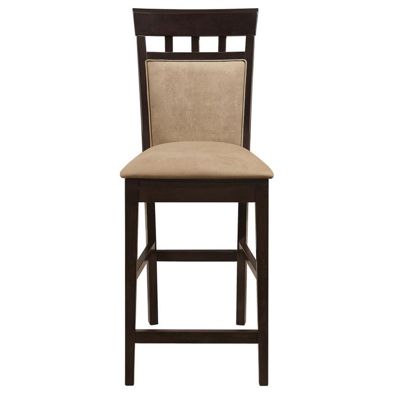 Gabriel - Closed Back Counter Chair (Set of 2) - Cappuccino - Atlantic Fine Furniture Inc