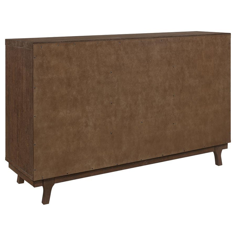 Reynolds - 2 Door Sideboard Buffet Storage Cabinet - Brown Oak