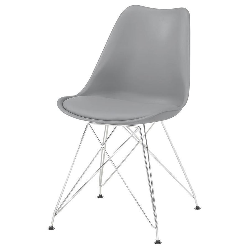 Juniper - Polypropylene Dining Side Chair (Set of 2) - Gray