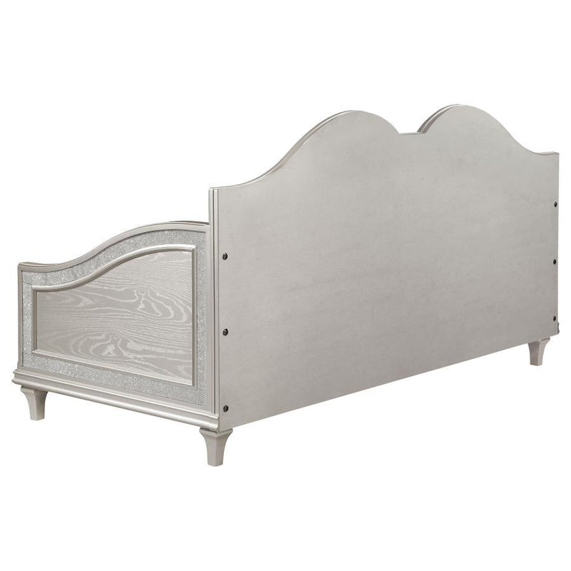 Evangeline - Upholstered Twin Daybed - Silver Oak