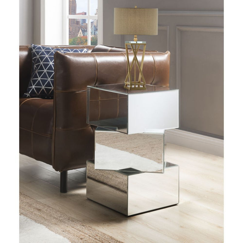 Meria - End Table - Mirrored