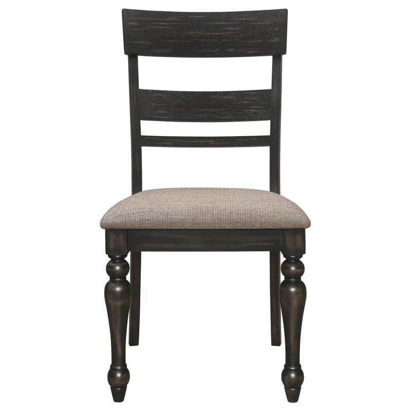 Bridget - Wood Dining Side Chair (Set of 2) - Charcoal