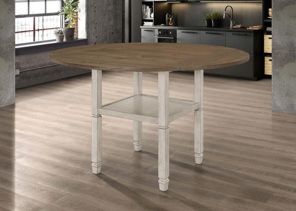 Sarasota - Extension Counter Dining Table - Rustic Cream - Atlantic Fine Furniture Inc