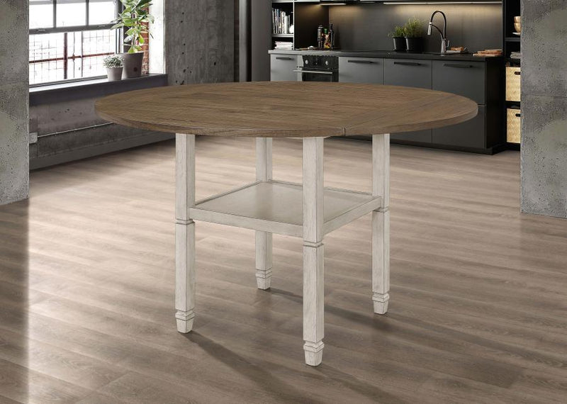 Sarasota - Extension Counter Dining Table - Rustic Cream