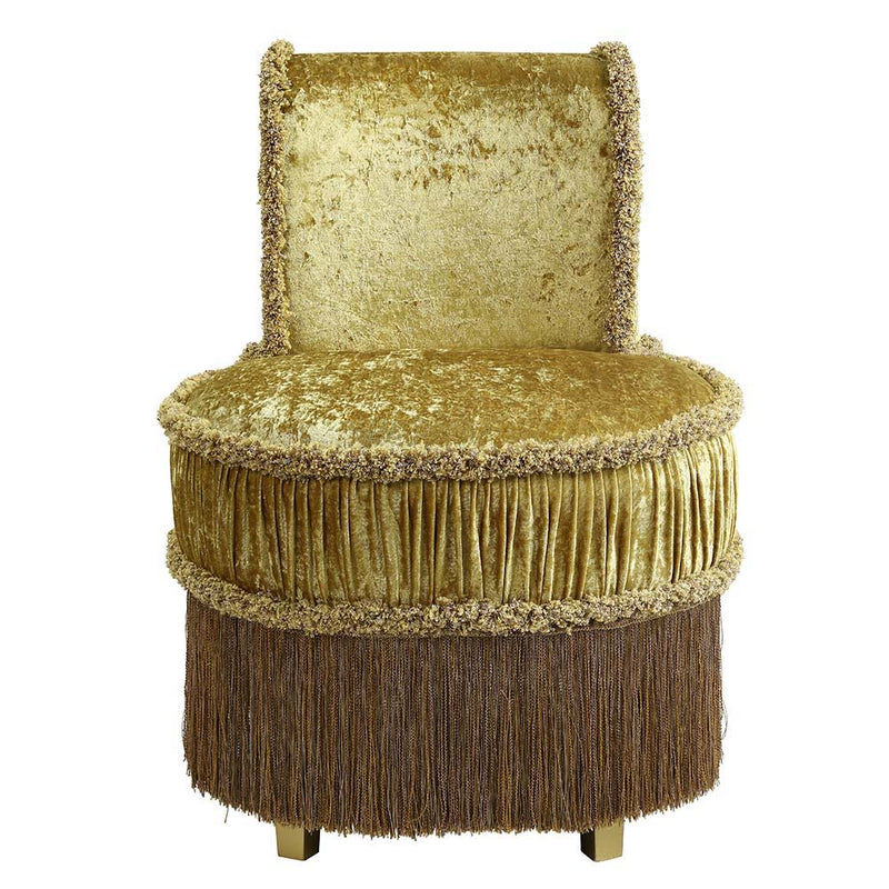 Bernadette - Stool - Gold Velvet