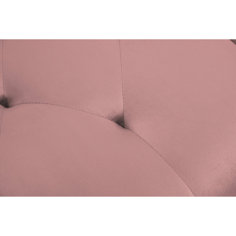 Convertible Sofa bed sleeper Pink velvet (same asW223S00710。Size difference, See Details in page.)