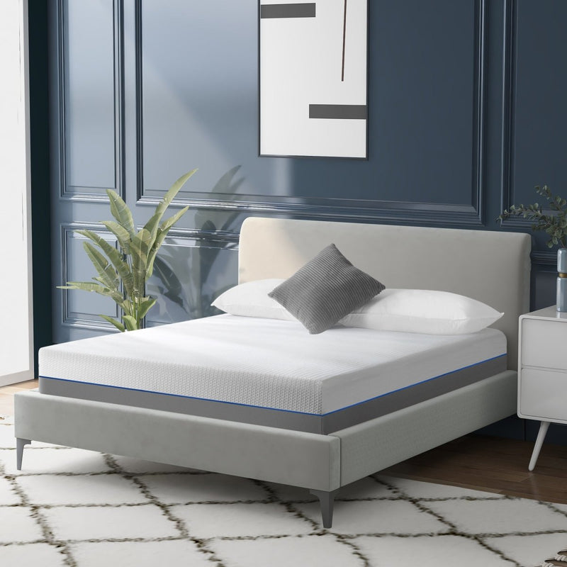 8 Inches Gel & Charcoal Infused Memory Foam Mattress - Medium Comfort（King) - Atlantic Fine Furniture Inc