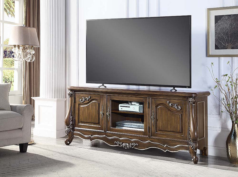 Latisha - TV Stand - Antique Oak Finish