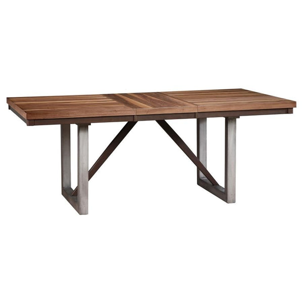 Spring Creek - Extension Dining Table - Natural Walnut - Atlantic Fine Furniture Inc