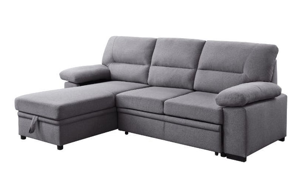 Nazli - Sectional Sofa - Gray Fabric