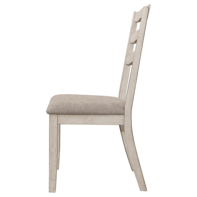 Ronnie - Wood Dining Side Chair (Set of 2) - Rustic Cream