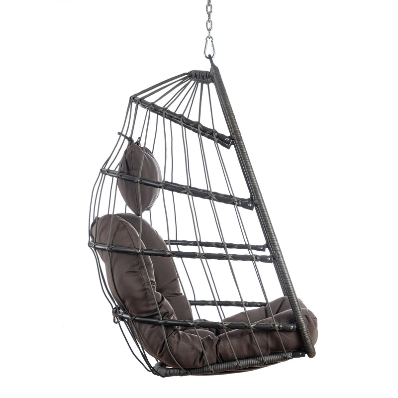 Dark grey Cushion for Swing Egg Chair,Hammock Chair, Hanging Chair