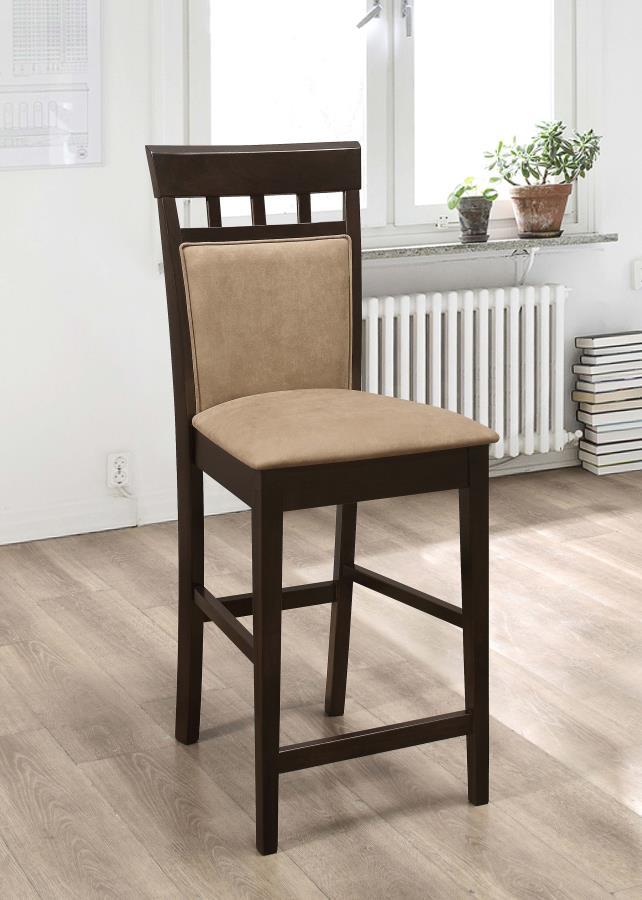 Gabriel - Closed Back Counter Chair (Set of 2) - Cappuccino - Atlantic Fine Furniture Inc