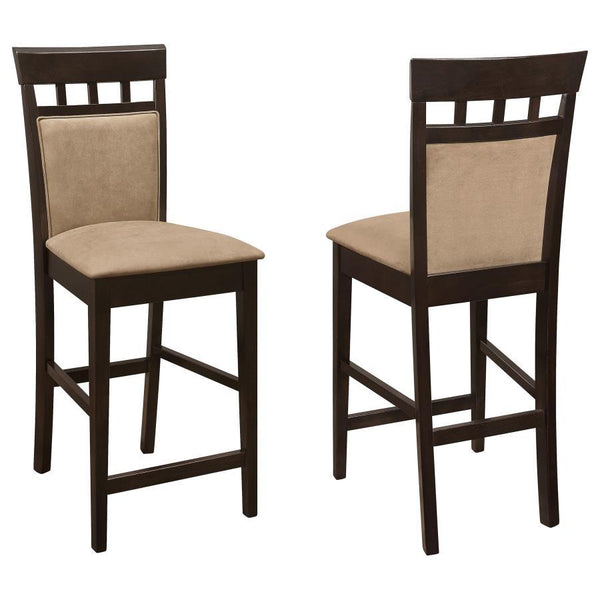 Gabriel - Closed Back Counter Chair (Set of 2) - Cappuccino - Atlantic Fine Furniture Inc