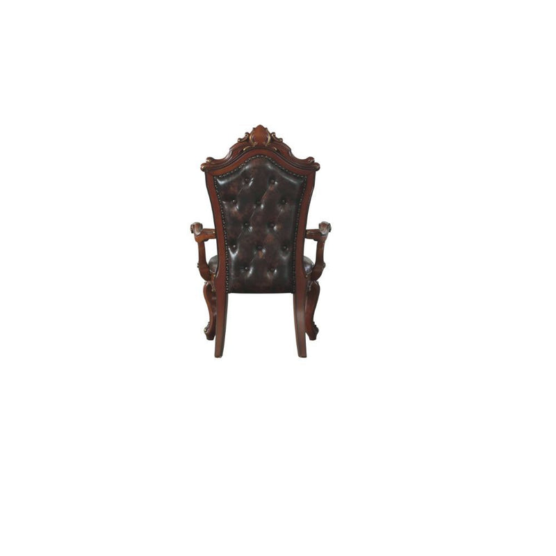 Picardy - Chair (Set of 2) - Cherry Oak & PU - Atlantic Fine Furniture Inc