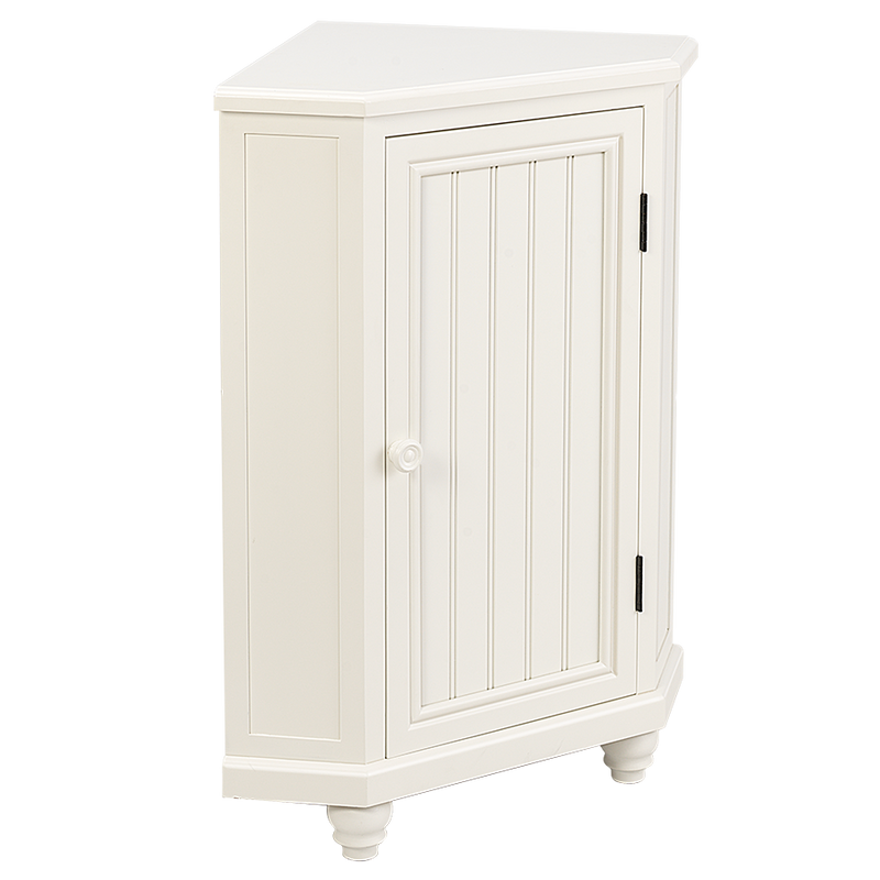 St. Vincent Corner Cabinet - White