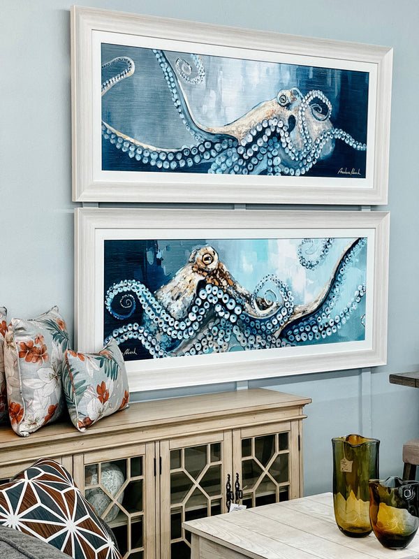 Octo One - Coastal Art - Oversized