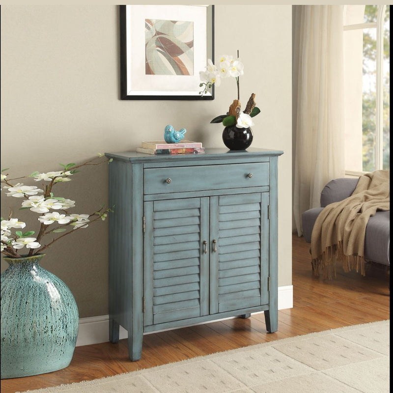 Winchell - Accent Table - Antique Blue - Atlantic Fine Furniture Inc