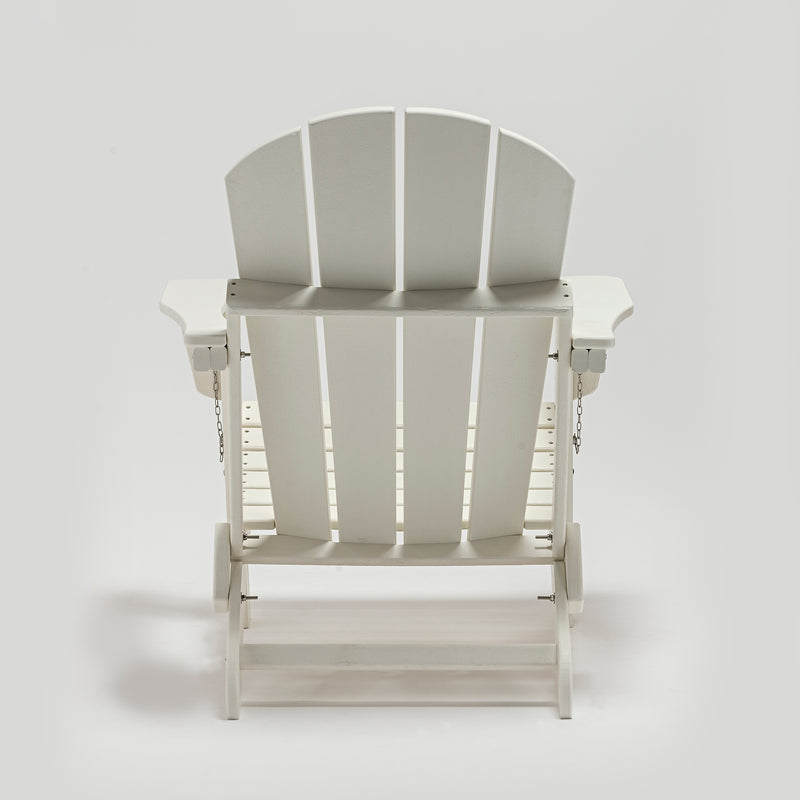 Classic Solid All-weather Folding HDPE Adirondack Chair