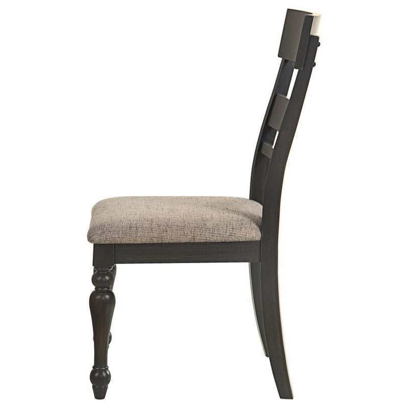 Bridget - Wood Dining Side Chair (Set of 2) - Charcoal