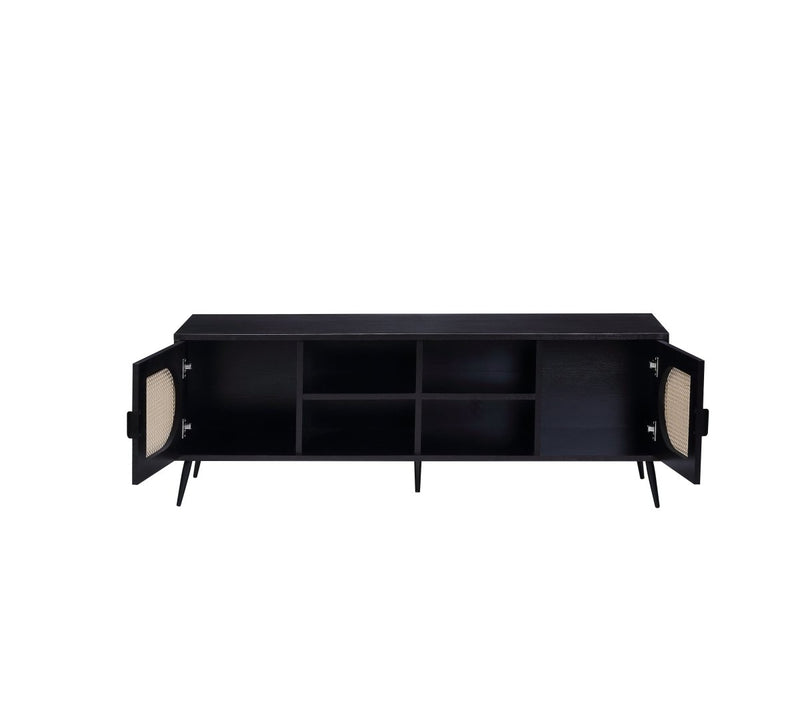 ACME Colson TV Stand, Black Finish LV01080 - Atlantic Fine Furniture Inc