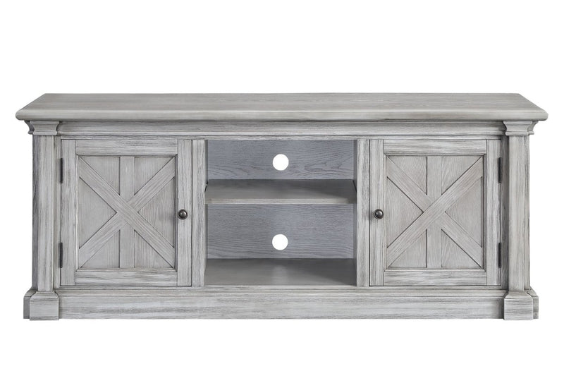 ACME Lucinda TV Stand, Gray Oak 91612 - Atlantic Fine Furniture Inc