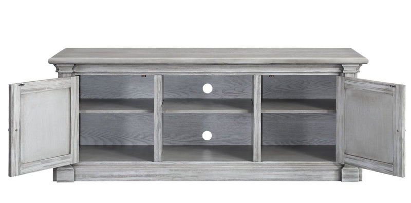 ACME Lucinda TV Stand, Gray Oak 91612 - Atlantic Fine Furniture Inc