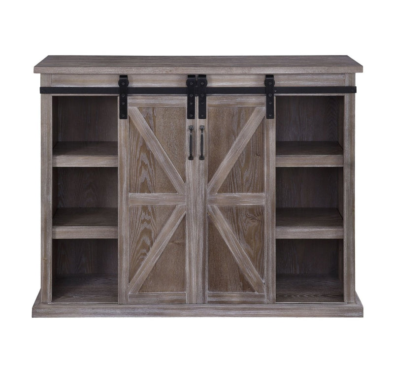 ACME Orabella TV Stand, Rustic Natural 91614 - Atlantic Fine Furniture Inc