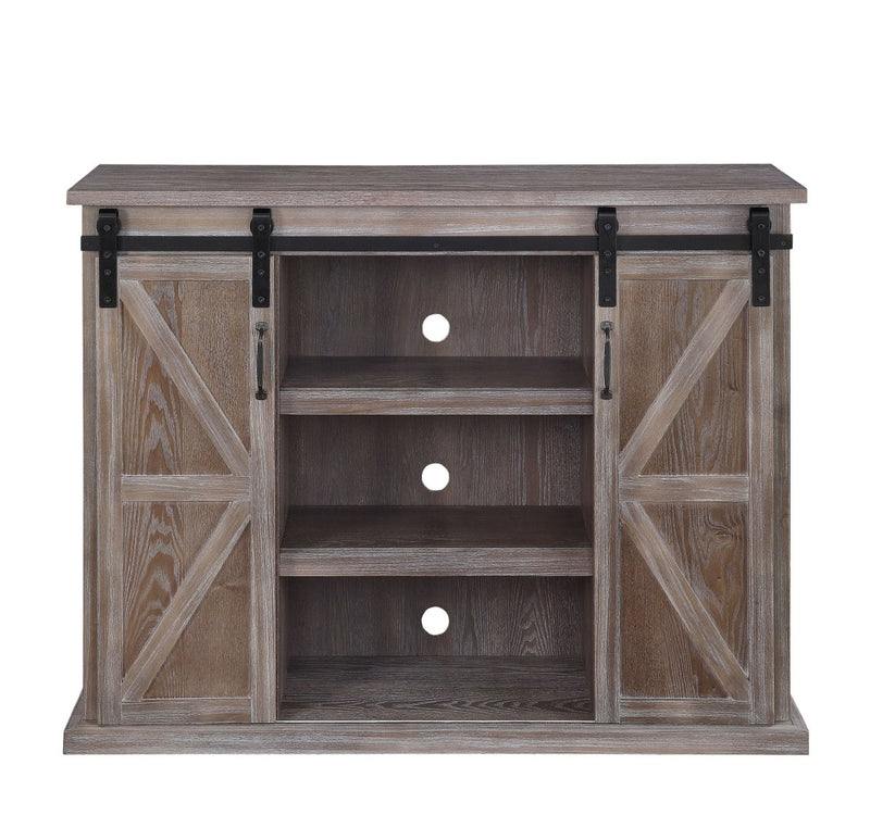 ACME Orabella TV Stand, Rustic Natural 91614 - Atlantic Fine Furniture Inc