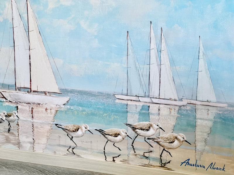 Along the Coast - Anastasia Musick Art- Oversized - Atlantic Fine Furniture Inc