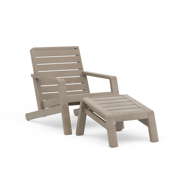 Sustain - Outdoor Lounge Chair With Ottoman - Atlantic Fine Furniture Inc