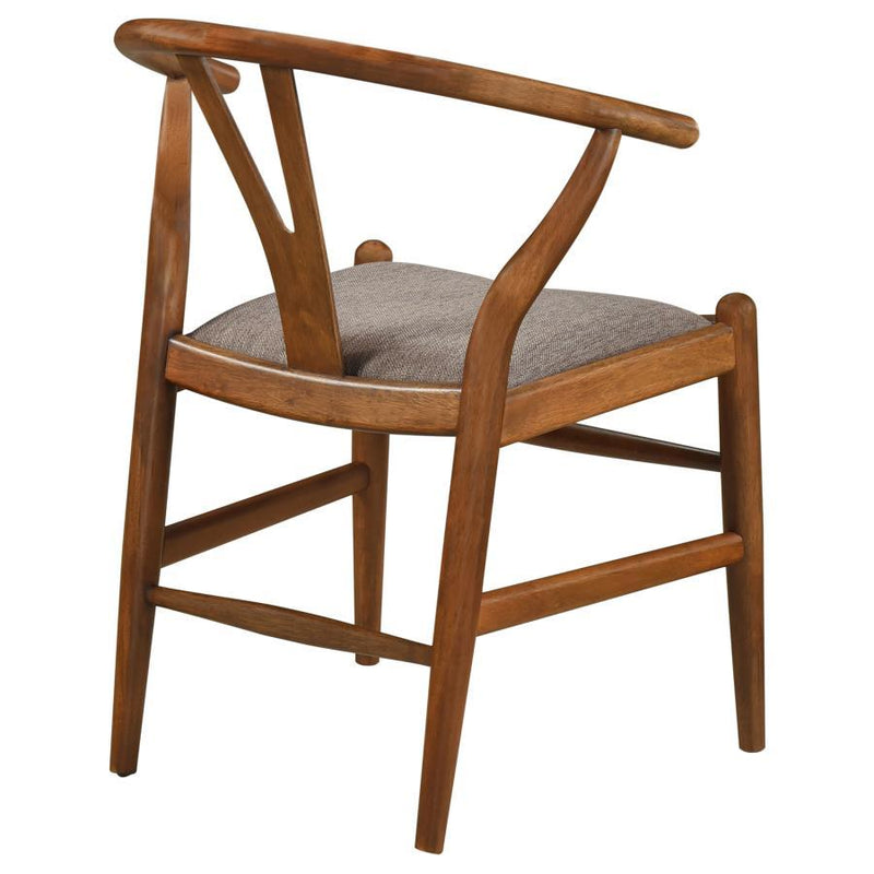 Dinah - Wood Wishbone Dining Side Chair (Set of 2) - Walnut