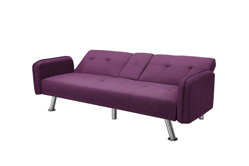 SLEEPER SOFA PURPLE COLOR（same  as W22339671。Size difference, See Details in page.）