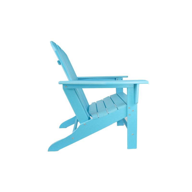 UM HDPE Resin Wood Adirondack Chair - Blue