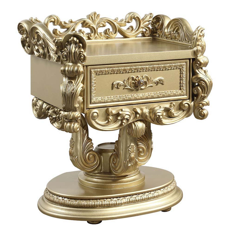 Bernadette - Nightstand - Gold Finish