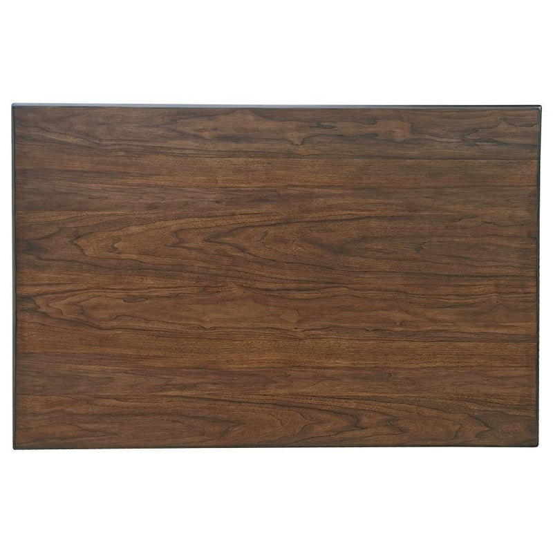 Dewey - 5 Piece Rectangular Dining Table Set - Walnut