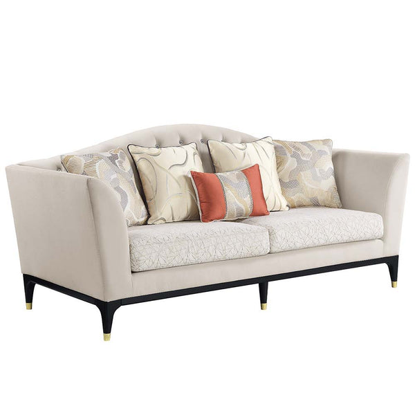 Tayden - Sofa - Beige Velvet