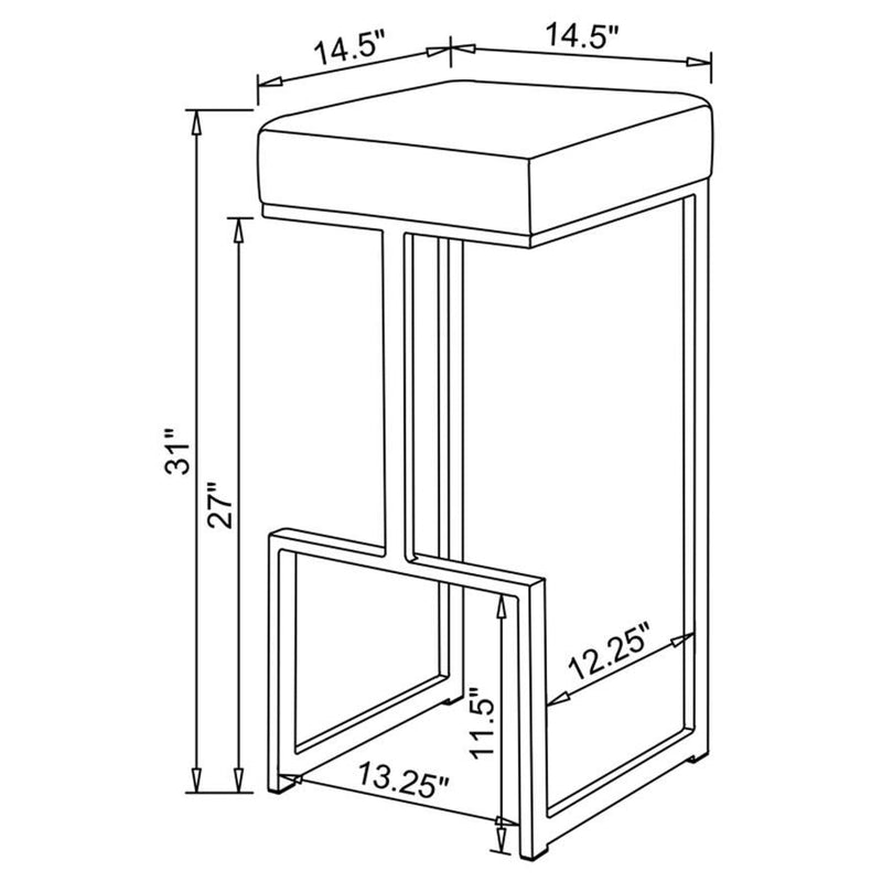 Gervase - Square Stool