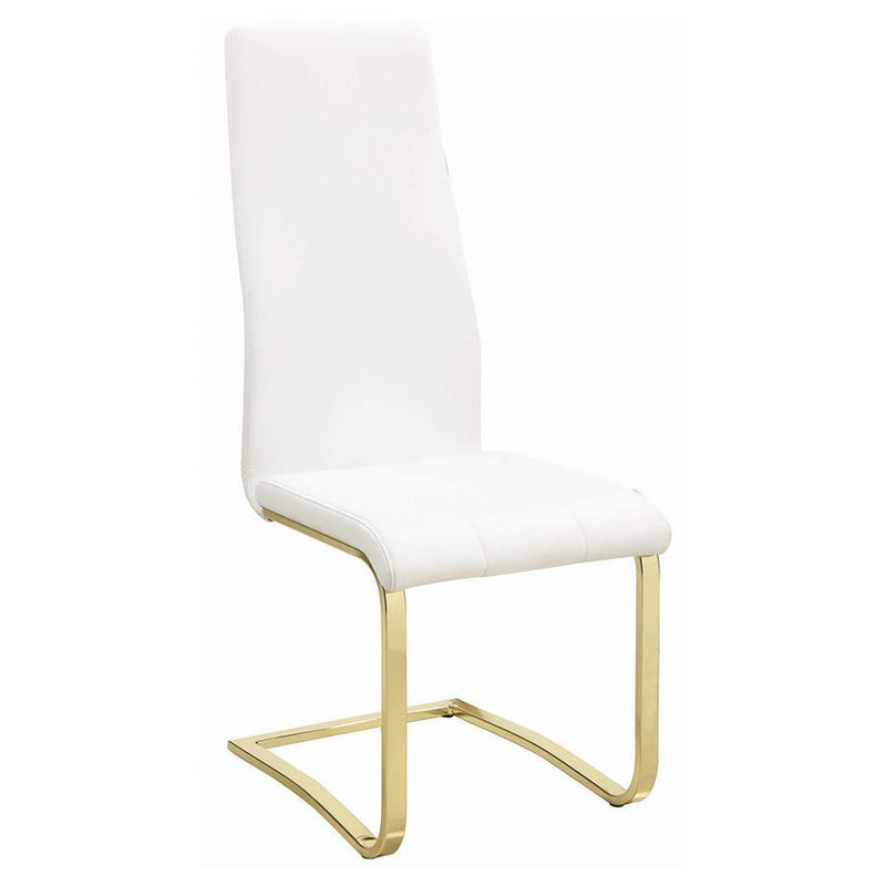 Montclair - Upholstered Dining Side Chair (Set of 4) - White - Atlantic Fine Furniture Inc